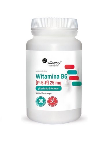 Witamina B6 (P-5-P) 25 mg, 100 tabletek