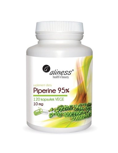 Aliness, Piperine 95%, 10 mg 120 kaps. VEGA