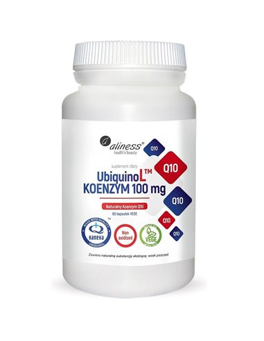 UbiquinoL KANEKA Naturalny KOENZYM 100 mg, 60 kaps