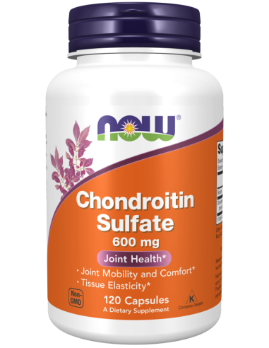 Siarczan chondroityny 600 mg, 120 kapsułek (Now Foods)