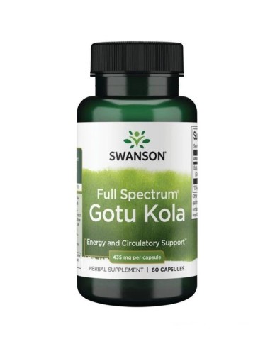 Gotu Kola Swanson - 60 kapsułek, 435 mg