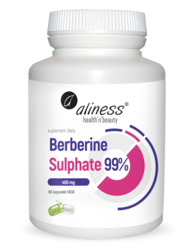 Berberyna - 99% siarczanu berberyny 400 mg, 60 kaps