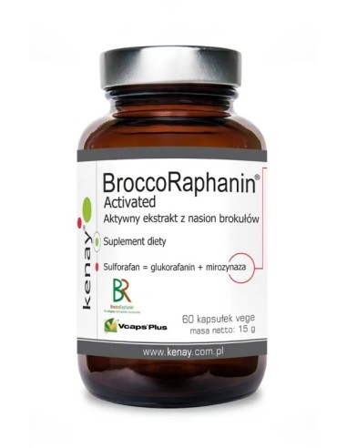 BroccoRaphanin® Activated - Aktywny ekstrakt z nasion brokułów, 60 kapsułek Vege