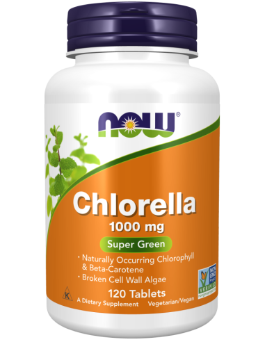 Chlorella 1000mg, 120 tabletek