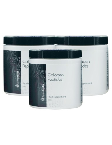 Pakiet 3 sztuk Kolagenu  - hydrolizowanego petydy kolagenowe Lymeherbs (300g)